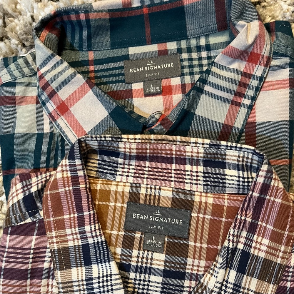 Ll Bean Long Sleeve Button Down Bundle - image 2